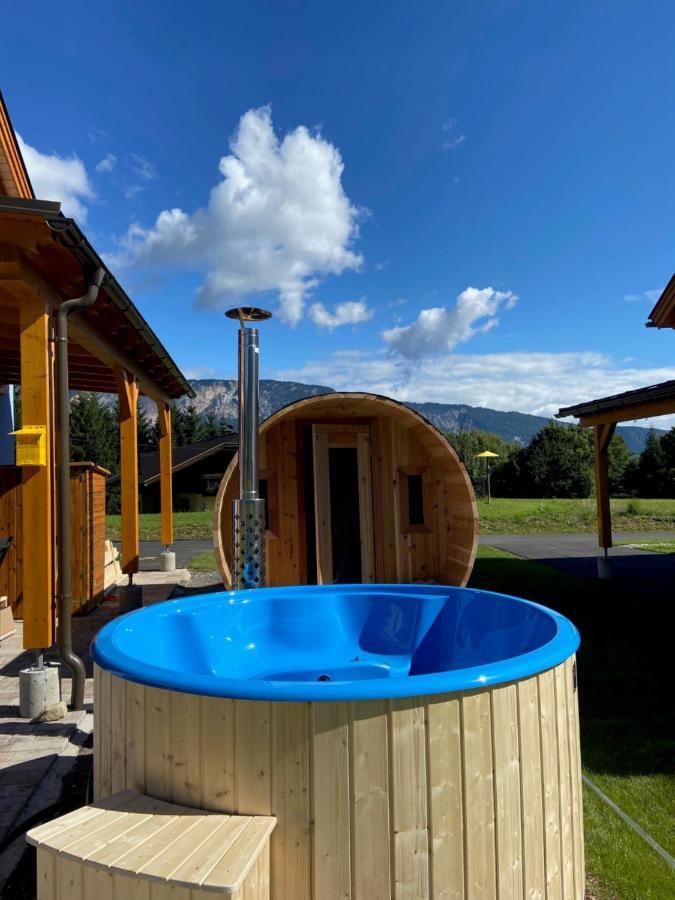 Вилла Casa Blu Kaernten - One Holiday In Three Countries - Cold&Hottub, Sauna - Piste Арнольдштайн Экстерьер фото